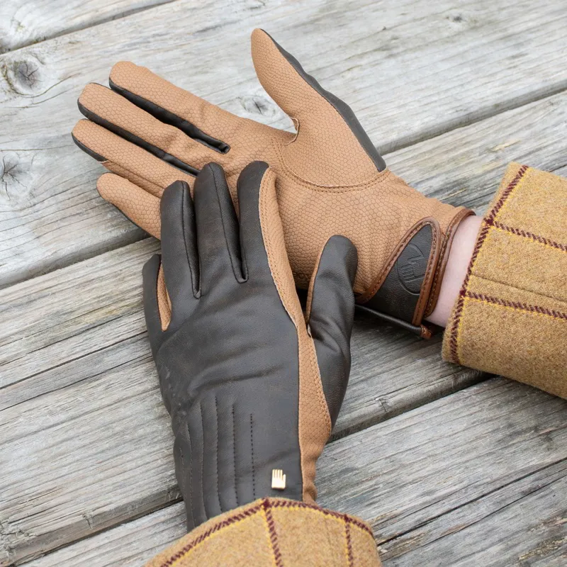 Roeckl Wels Riding Gloves-Mocha Antique-2
