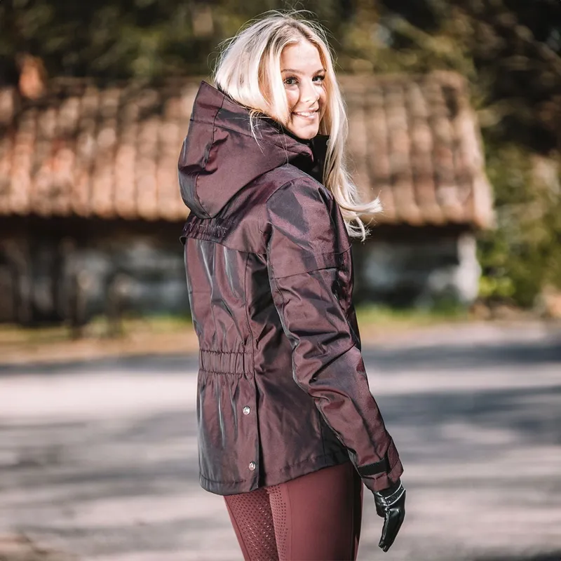 Mountain Horse Royal Grace Women's Waterproof Jacket - Dark Bordeaux-4