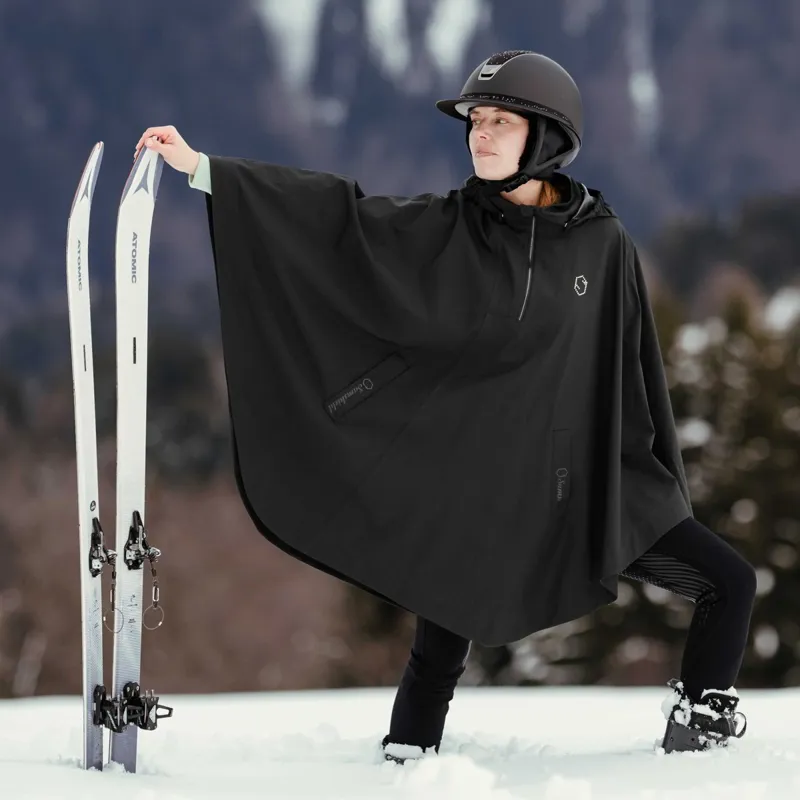 Samshield Elfida Women's Waterproof Poncho - Black-1