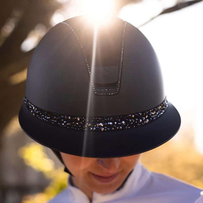 Samshield Miss Shield Shadowmatt 2.0 Glacier 300 Crystal Helmet-Black-4