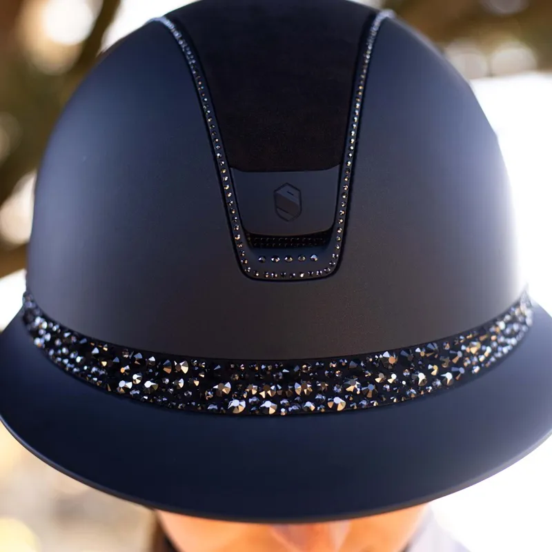 Samshield Miss Shield Shadowmatt 2.0 Glacier 300 Crystal Helmet-Black-1