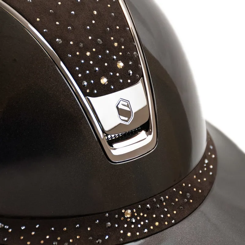 Samshield Miss Shield 2.0 Crystal Rain Helmet - Glossy Brown-1