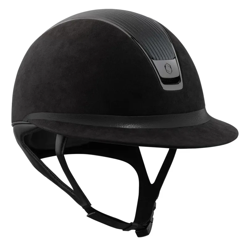 Samshield Miss Shield Premium 2.0 Alacantara Riding Helmet - Black