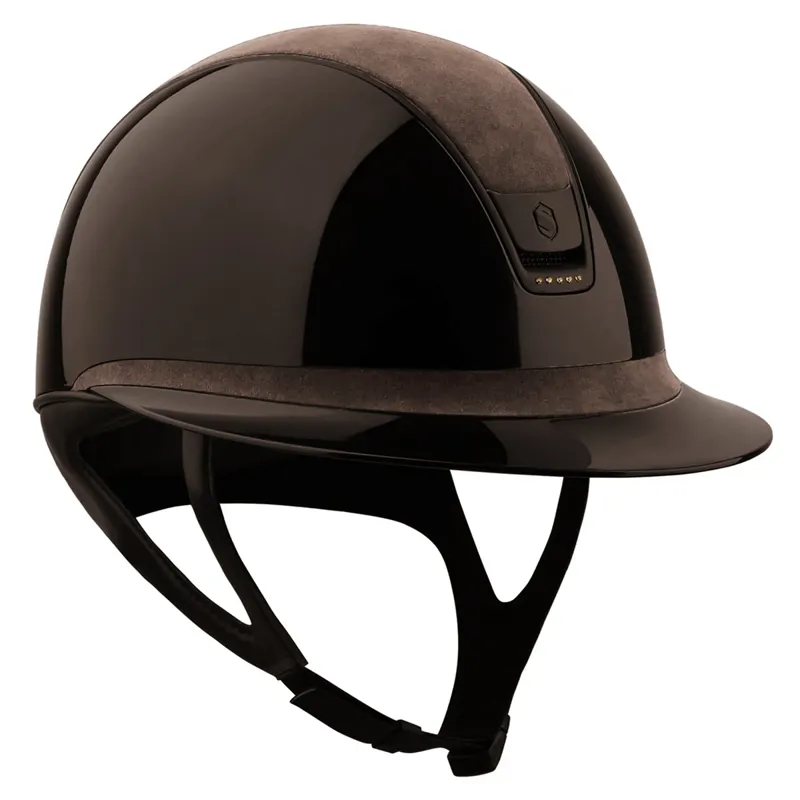 Samshield Miss Shield ShadowGlossy 2.0 Alcantara Helmet - Brown