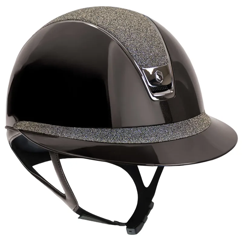Samshield Miss Shield ShadowGlossy 2.0 Crystal Riding Helmet - Brown