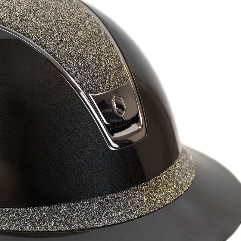 Samshield Miss Shield ShadowGlossy 2.0 Crystal Riding Helmet - Brown-1