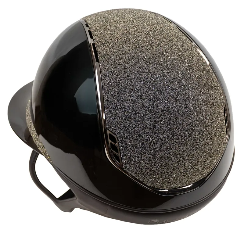 Samshield Miss Shield ShadowGlossy 2.0 Crystal Riding Helmet - Brown-2