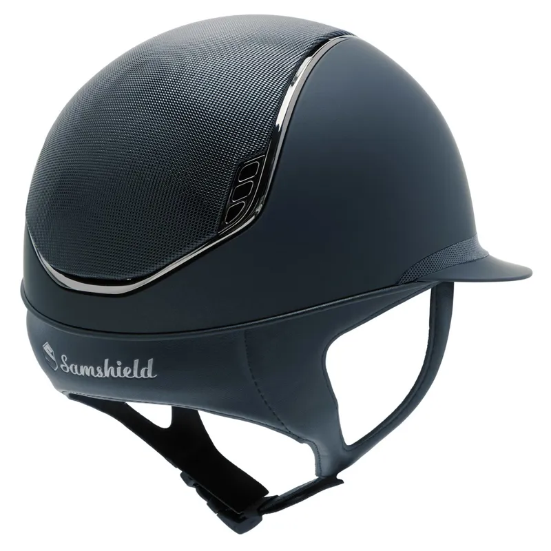 Samshield Miss Shield Shadowmatt 2.0 Full Shimmer Helmet - Blue-1