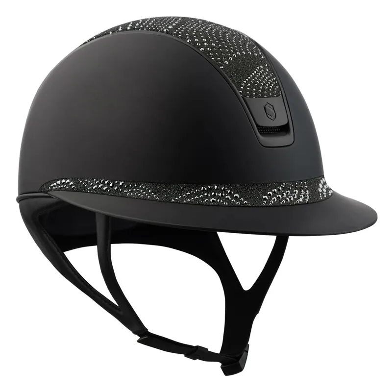Samshield Miss Shield Shadowmatt 2.0 Crystal Intarsia Helmet - Black