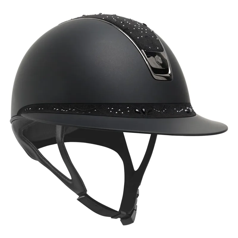 Samshield Miss Shield Shadowmatt 2.0 Crystal Bloom Helmet - Black