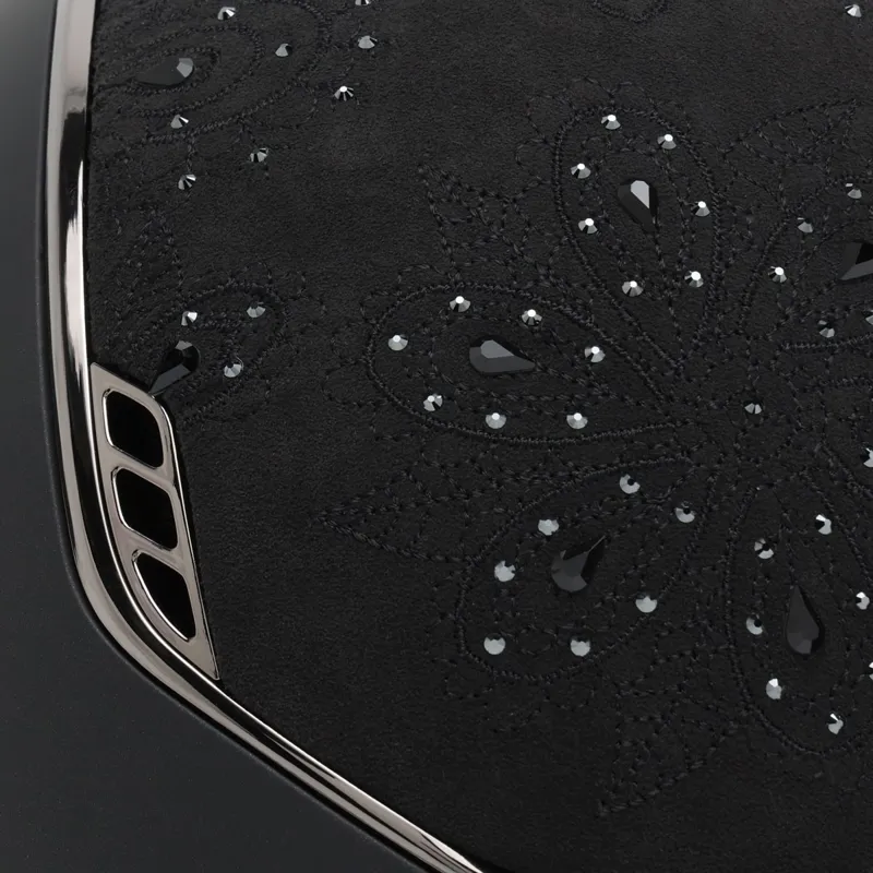 Samshield Miss Shield Shadowmatt 2.0 Crystal Bloom Helmet - Black-2