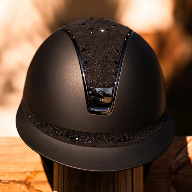 Samshield Miss Shield Shadowmatt 2.0 Crystal Bloom Helmet - Black-3