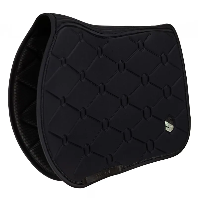 Samshield SpineShield Swarovski Jump Saddle Pad - Black-7