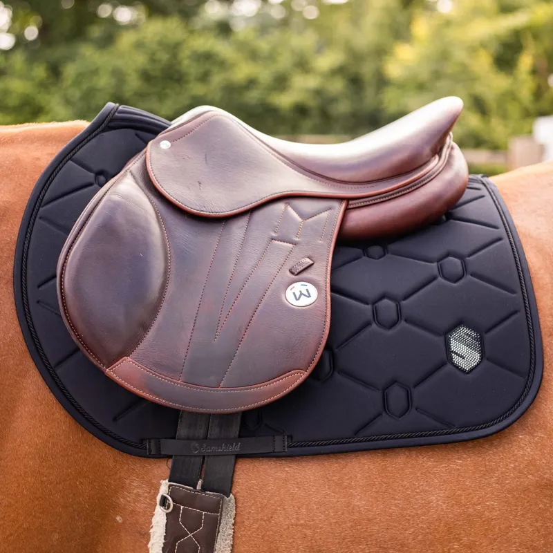 Samshield SpineShield Swarovski Jump Saddle Pad - Black