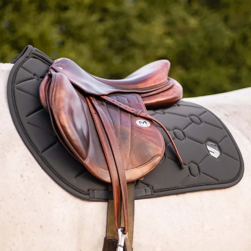 Samshield SpineShield Swarovski Jump Saddle Pad - Anthracite-2