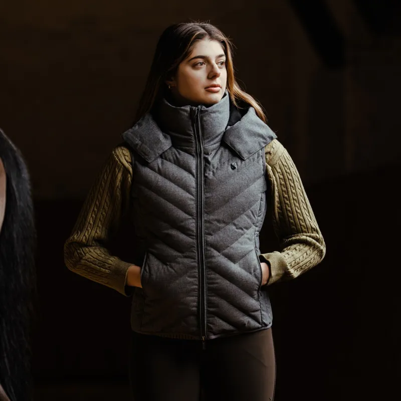 Samshield Chamoniwool Womens Quilted Vest - Grey-1