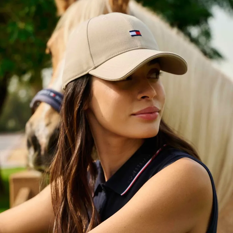 Tommy Hilfiger Dayton Baseball Cap - Beige-1