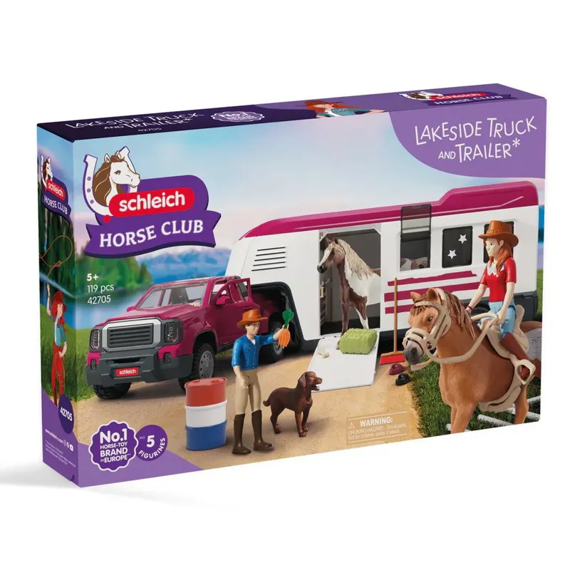Schleich Horse Club Lakeside Truck and Trailer Toy Set-1