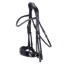 Schockemohle Monticelli Double Bridle - Black/Patent/Silver