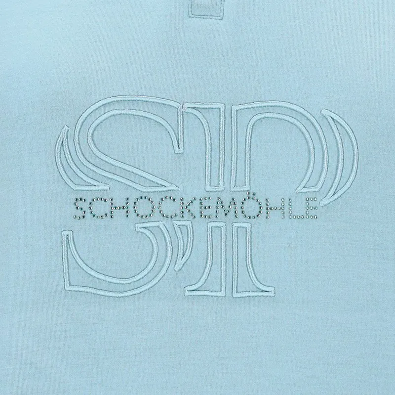 Schockemohle Coletta Women's Quarter Zip Pullover - Milky Blue-3