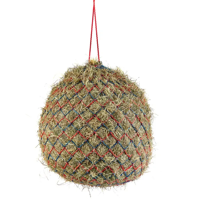 Shires Deluxe 40in Hay Net - Navy/Red