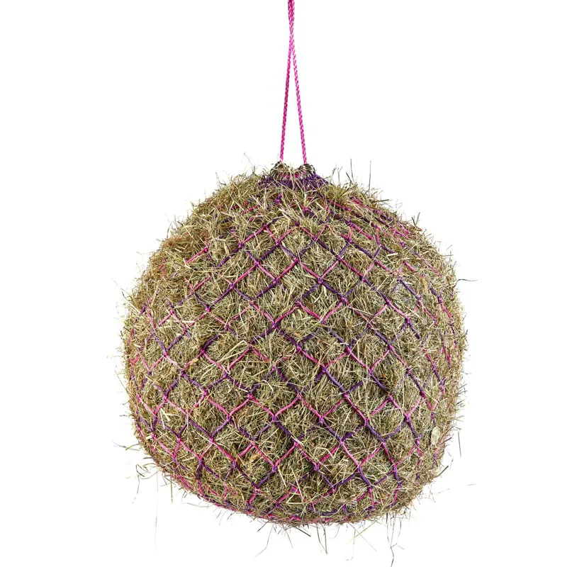 Shires Deluxe 40in Hay Net - Pink/Purple