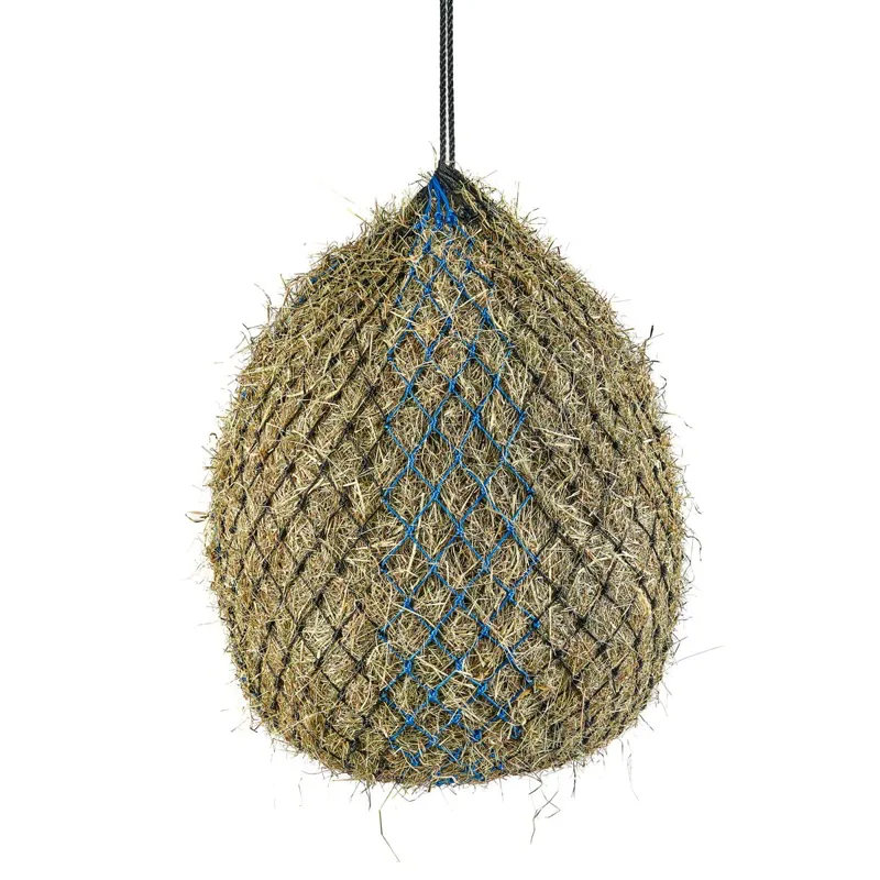 Shires Deluxe 36in Slow Feed Hay Net - Black/Navy