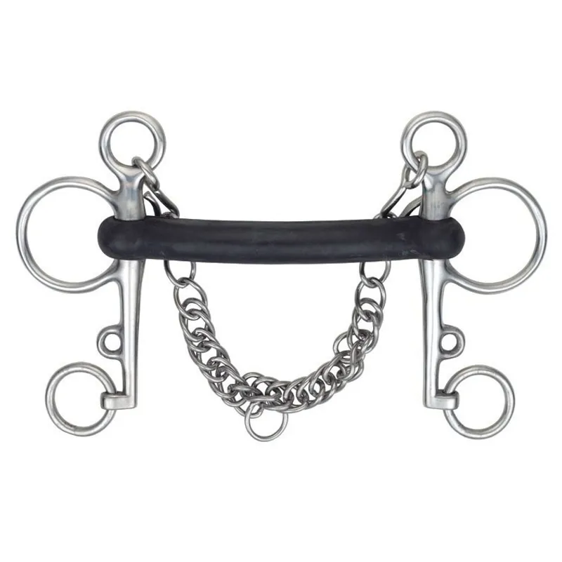 Shires Hard Rubber Mouth Pelham