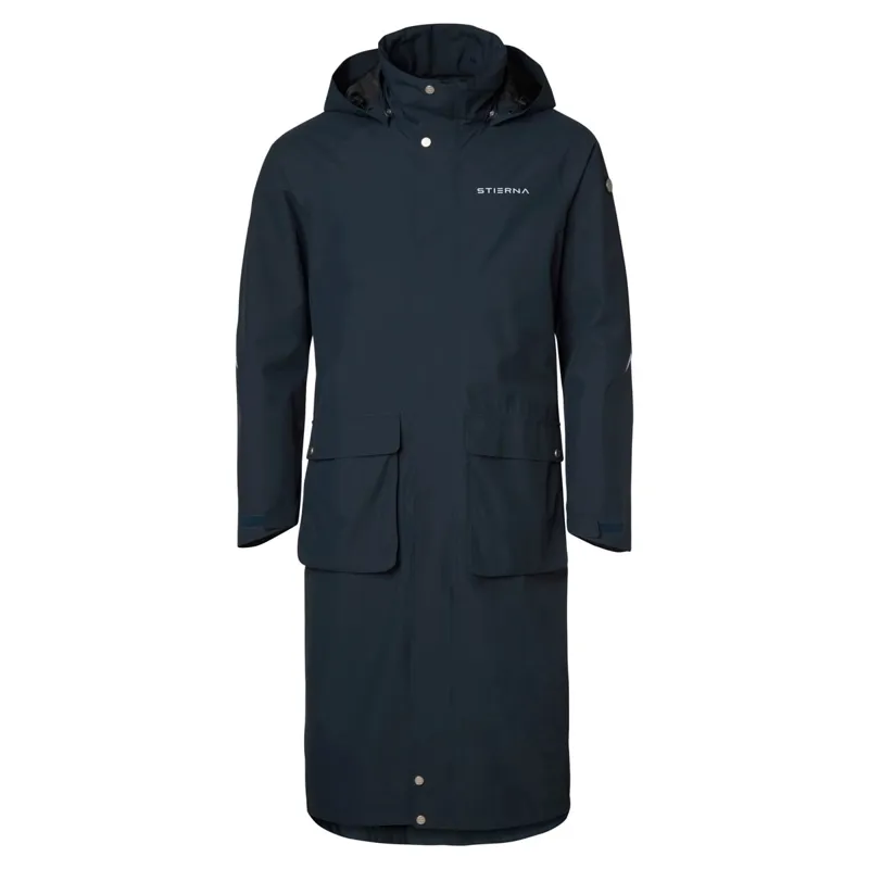 Stierna Sky Men's Long Waterproof Raincoat - Midnight Navy