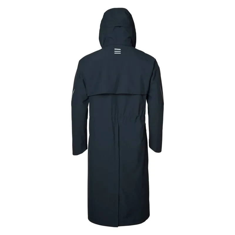 Stierna Sky Men's Long Waterproof Raincoat - Midnight Navy-3