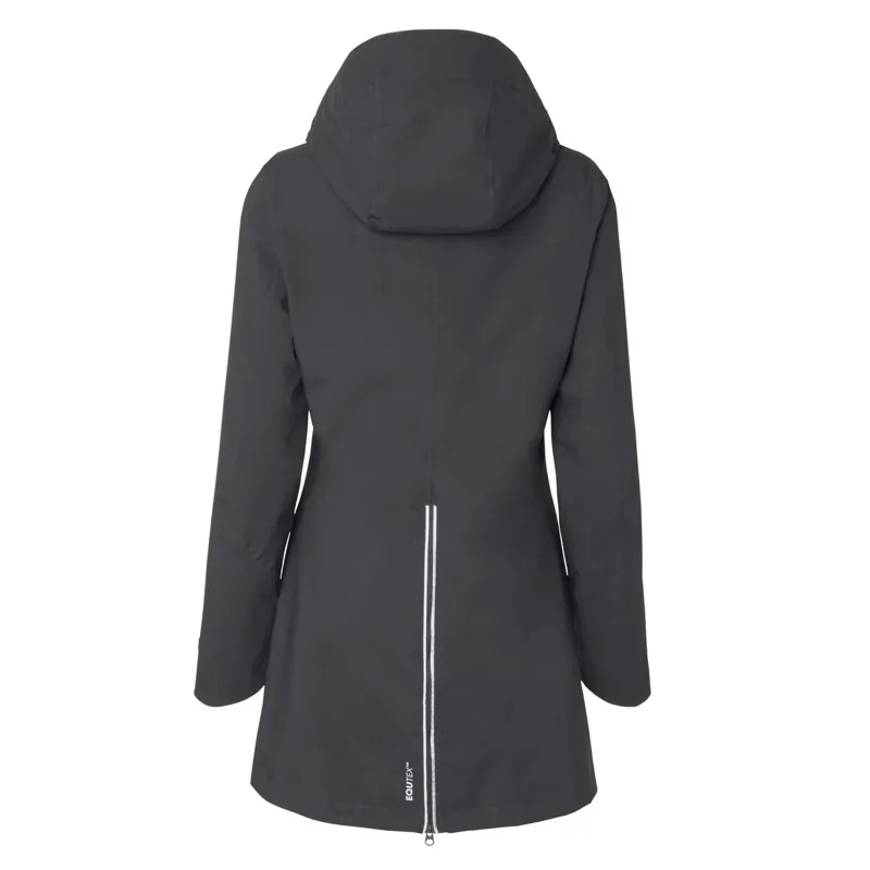Stierna Storm Women's Waterproof Rain Coat - Ebony-2