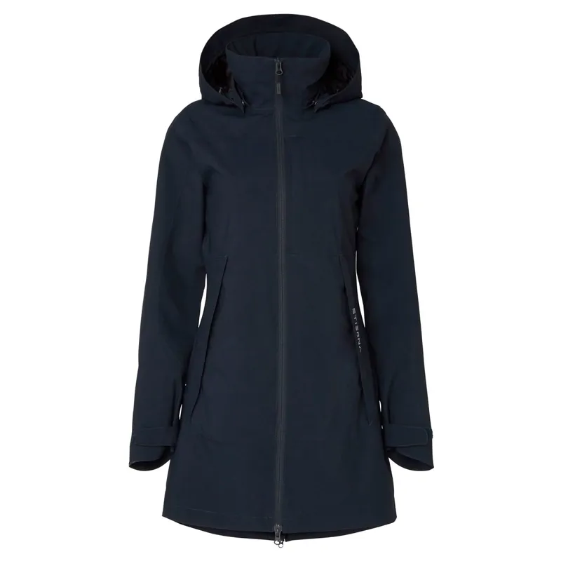 Stierna Storm Womens Waterproof Raincoat - Midnight Navy