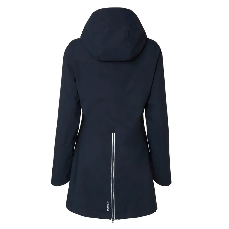 Stierna Storm Womens Waterproof Raincoat - Midnight Navy-3