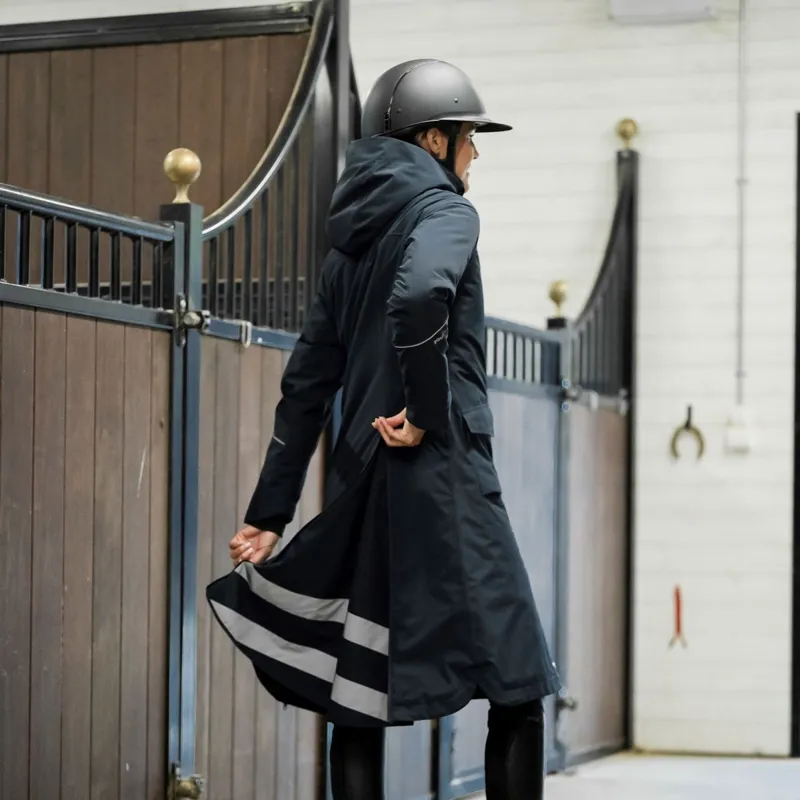 Stierna Stella 2.0 Women's Long Waterproof Coat - Midnight Navy-6