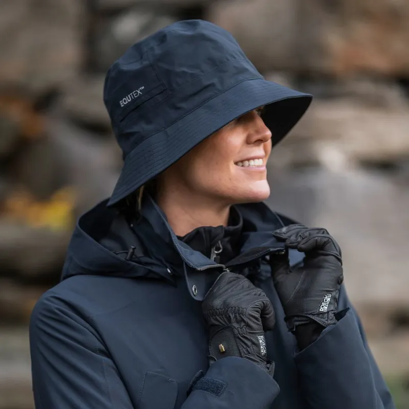 Stierna Storm Waterproof Rain Hat - Midnight Navy-1