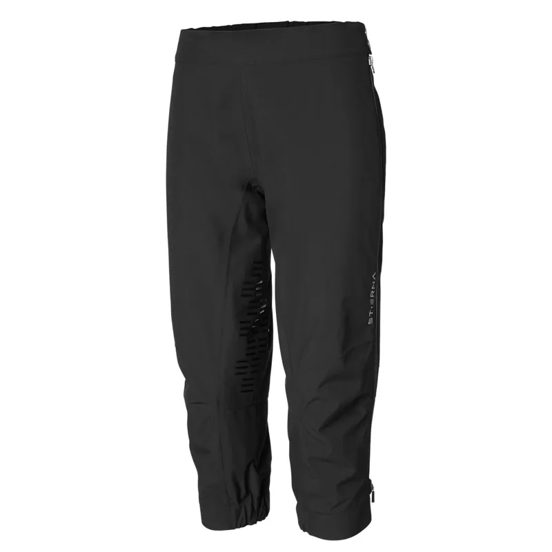 Stierna Storm Womens Short Waterproof Rain Pants - Black