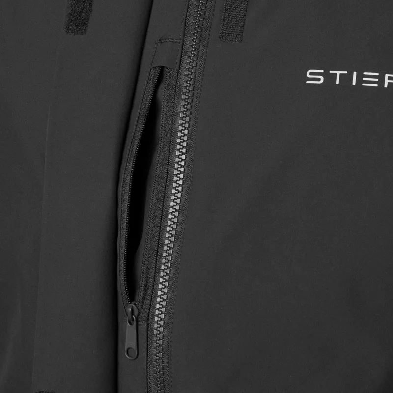 Stierna Cloud Womens Waterproof Rain Parka-Ebony-2