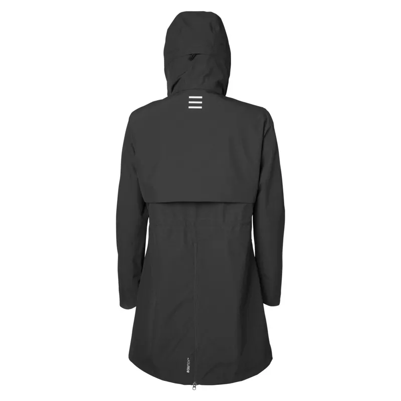 Stierna Cloud Womens Waterproof Rain Parka-Ebony-3