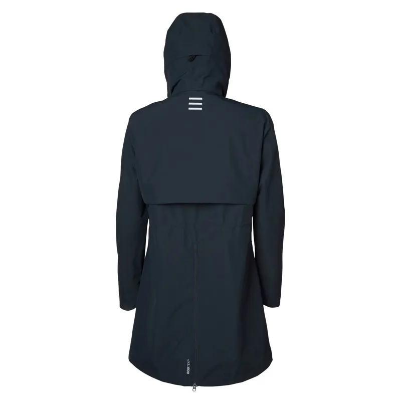 Stierna Cloud Women's Waterproof Rain Parka - Navy-6