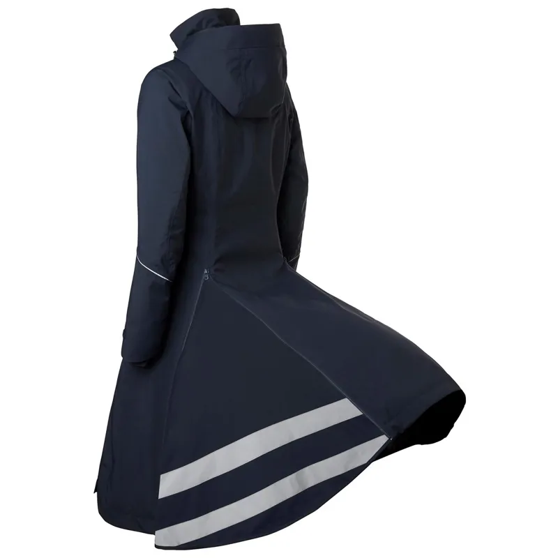 Stierna Stella Winter Women's Long Waterproof Coat - Midnight Navy-2