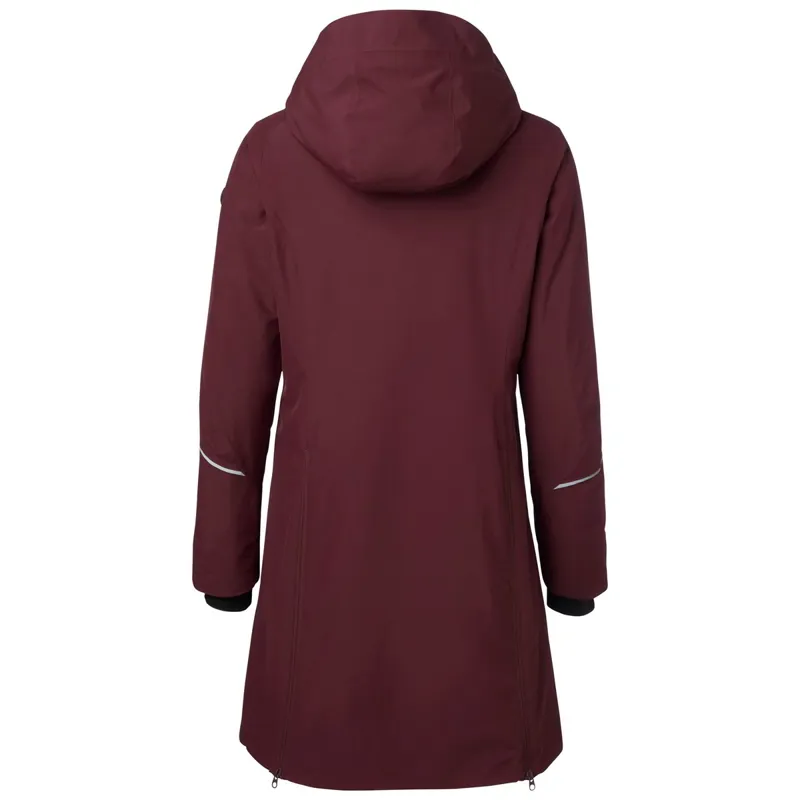 Stierna Stella Winter Women's Short Waterproof Coat - Merlot-3