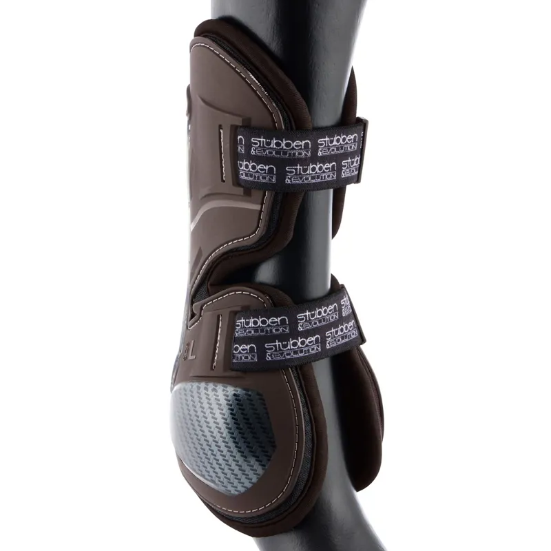 Stubben and Evolution Hybrid Carbon Tendon Boots - Brown-1