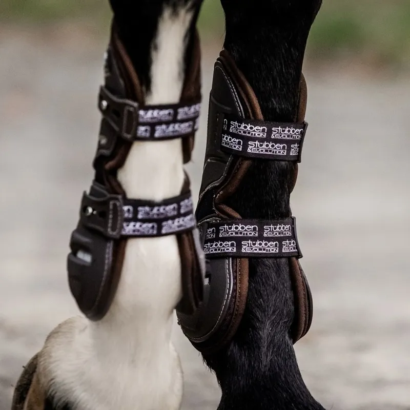 Stubben and Evolution Hybrid Tendon Boots - Brown-6