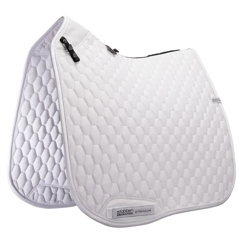 Stubben Streamline GEN2 Dressage Saddle Pad - White