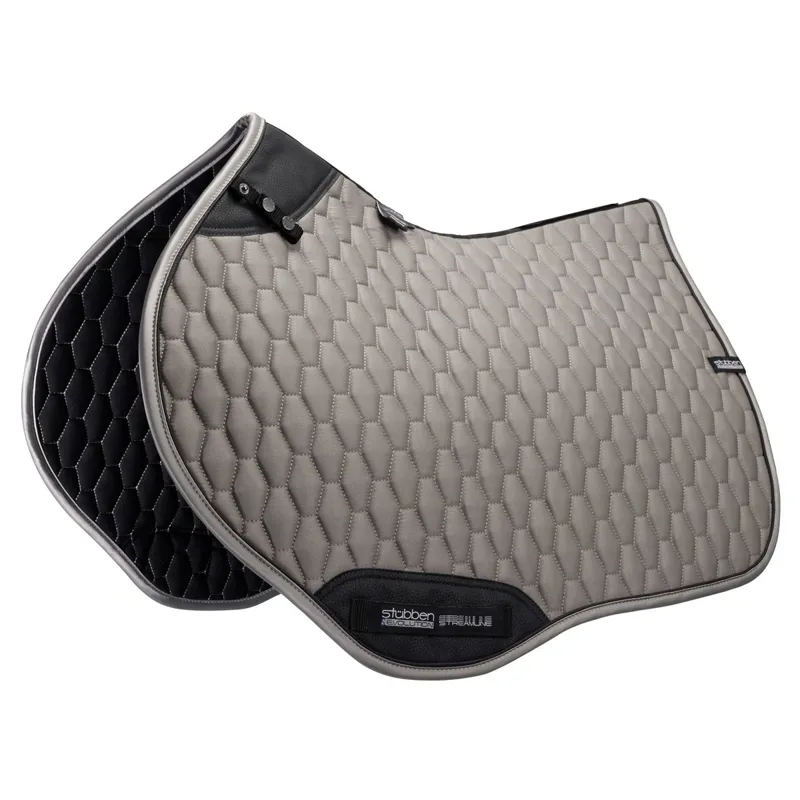 Stubben Streamline GEN2 Jumping Saddle Pad - Grey