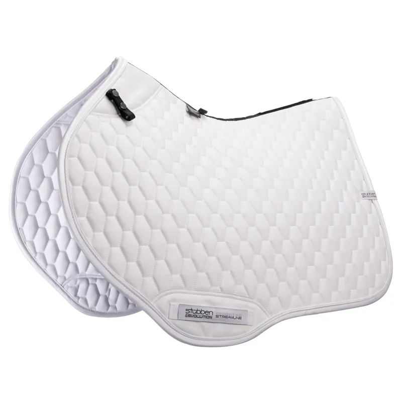 Stubben Streamline GEN2 Jumping Saddle Pad - White