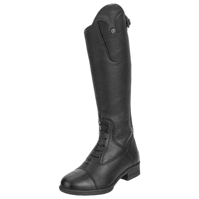 Suedwind Nova Fun Leather Convertible Junior Tall Riding Boots - Black