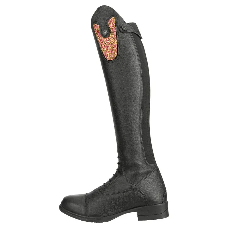 Suedwind Nova Fun Riding Boot Patches - Fine Crystal/Gold Pink-1