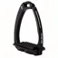 Tech Venice Swarovski Dressage Sloped Stirrups - Black/Crystal