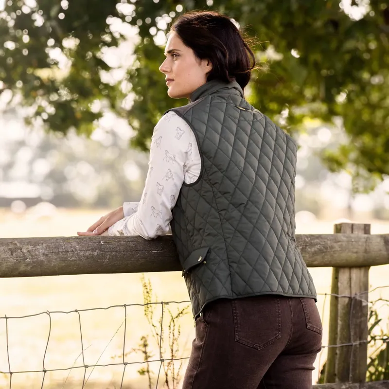 Toggi Storford Women's Quilted Vest - Dark Khaki-8